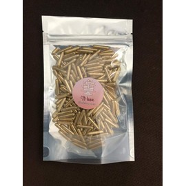 Sprinkles Macaroni Rods Draguess Colores Cromados Comestibles para Decoracion de Pasteles (Dorado)