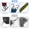 10 PCS Bungee Cords with Hooks,Heavy Duty Weatherproof & UV-Resistant