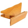 Coffee Filter Paper Holder Countertop Reusable V shaped Wooden Storage