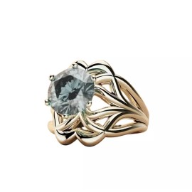 Styles By Shanna Solitary Boutique Large Cubic Zirconia Silver Women’s Size 6 Ring 5⃣