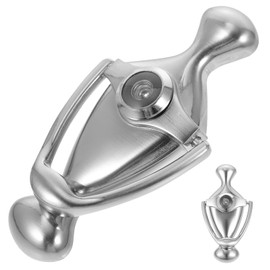 KONTONTY Zinc Alloy with Peephole and Viewer Security Knocker for Front Doors Easy Installation Ergonomic Design for Comfortable Grip for Home Safety