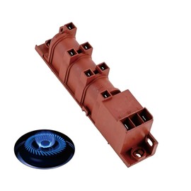 6 outlet igniters for GE Whirlpool Maytag KitchenAid Jenn Air Amana, Gas Stove Cooktop Spark Module Replacement Electronic Pulse Ignitor Power Transformer, 110/120V/240V