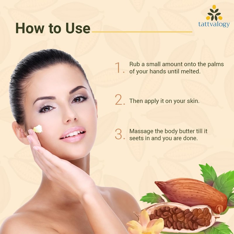 Tattvalogy African Cocoa Butter, 100g