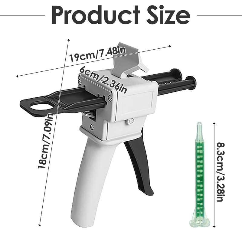 Dispenser Gun, Epoxy Glue Gun, Impression Mixing Dispensing Gun Applied