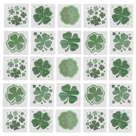 Lurrose Present Stickers 2 Set Patricks Day Temporary Shamrock Irish Tattoo Stickers Face and Body Decal for Party Festival Holidays Face Stickers