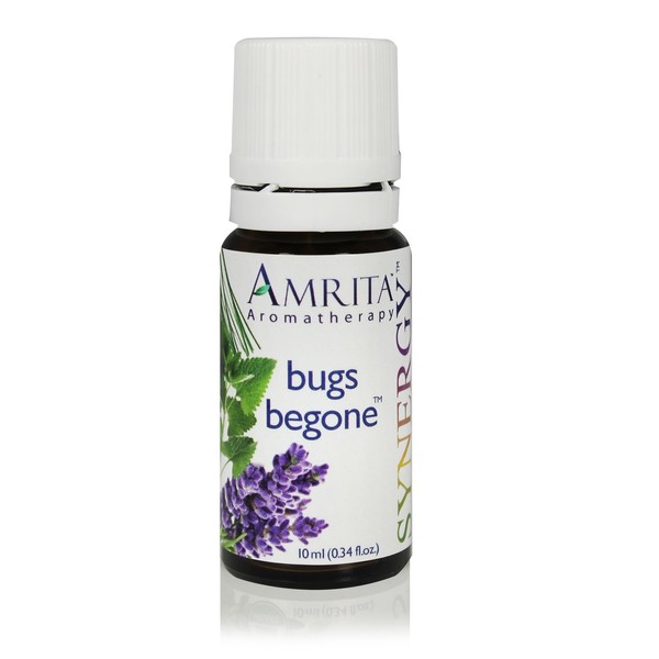 Amrita Aromatherapy - Bugs BeGone Synergy Essential Oil Blend - Size: 10mL (0.34 fl. oz.)