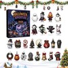 Halloween Advent Ornament 2D - 24 Days Gothic Countdown Calendar