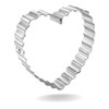 Foose Cookie Cutters Valentine Heart Scalloped Cookie Cutter 4 in,