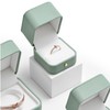 Oirlv Pu Leather Ring Box Luxury Ring Box for Engagement