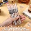 ShinyRelief 12 Pcs Cute Capybara Pens 0.5 mm Black Gel