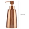 350ml Stainless Steel Liquid Soap Shampoo Lotion Dispenser Pump, Square
