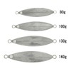 Orurdo Fishing Tackle DIY Series Unpainted Lures Metal Jig E