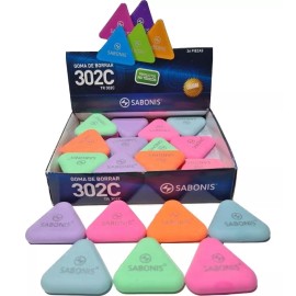 Sabonis Goma Triangular Color Surtido Sabonis Tr302borra Lapiz 36pcs