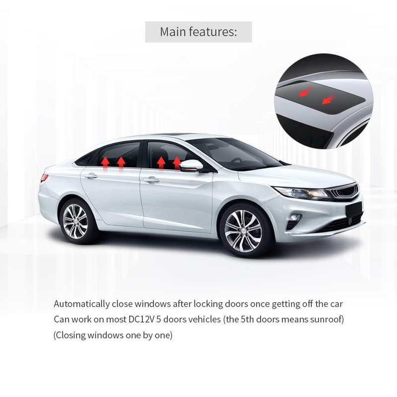 EASYGUARD EWC-5 Universal 5 Door Power Window Roll up Window