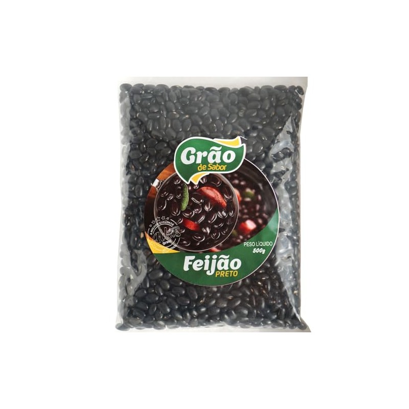 Feijao Preto (17.6 oz (500 g) Black Beans