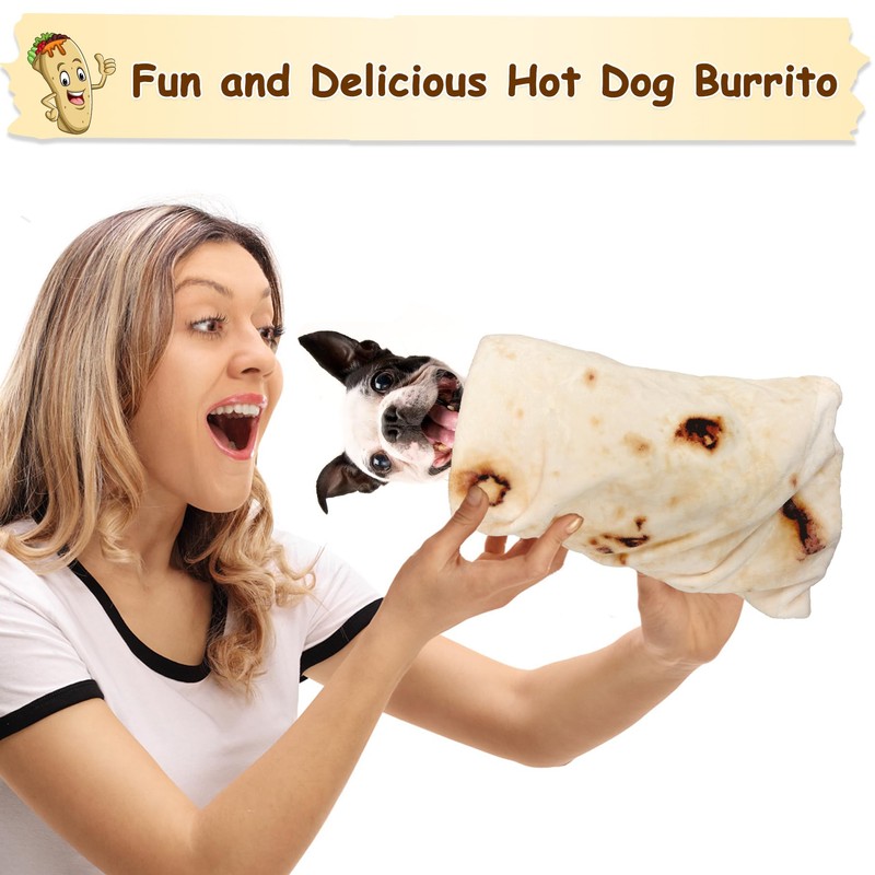 mermaker - Manta de doble cara, con diseño de Burritos