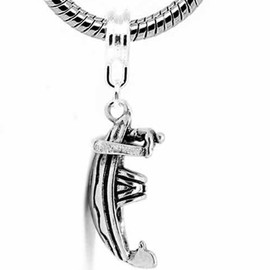 Gondola Charm Dangle Bead Spacer For Snake Chain Charm Bracelet