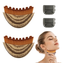 Alpine Fibre Face Brush Gentle Lymphatic Drainage Massager Pack of 2