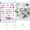 Yazikisa Large Press on Nail Organizer Book Insert Pages 6