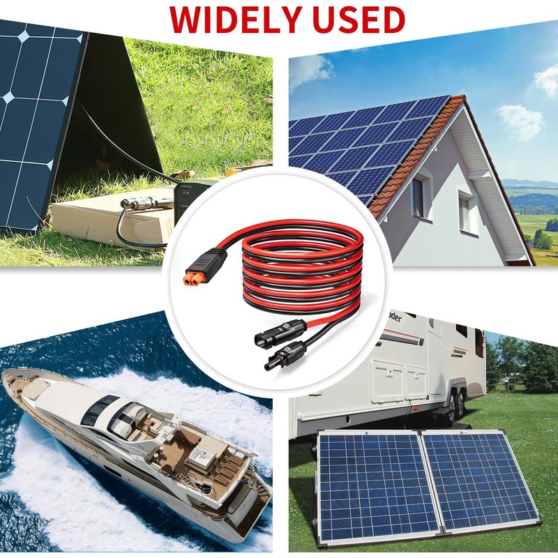 Solar Panel Plug to XT60i Cable Solar Plug Photovoltaic for