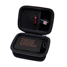 XANAD Hard EVA Case for JBL Go 4 Portable Bluetooth Speaker Box Pro Sound (Black)
