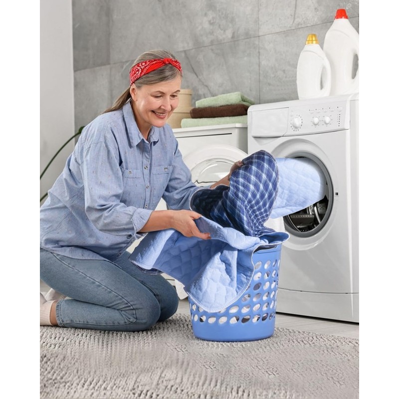 Non-Slip Bed Pads for Incontinence Washable (36" x 72"|2 Pack),