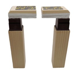 KD89 Complete Cuckoo Clock Bellows Sizes from 65mm to 120mm Wooden Body and Gusset Sold in Pairs (120mm)