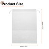 sourcing map 20pcs Travel Shoe Bags Non-Woven Drawstring Organizers Bags