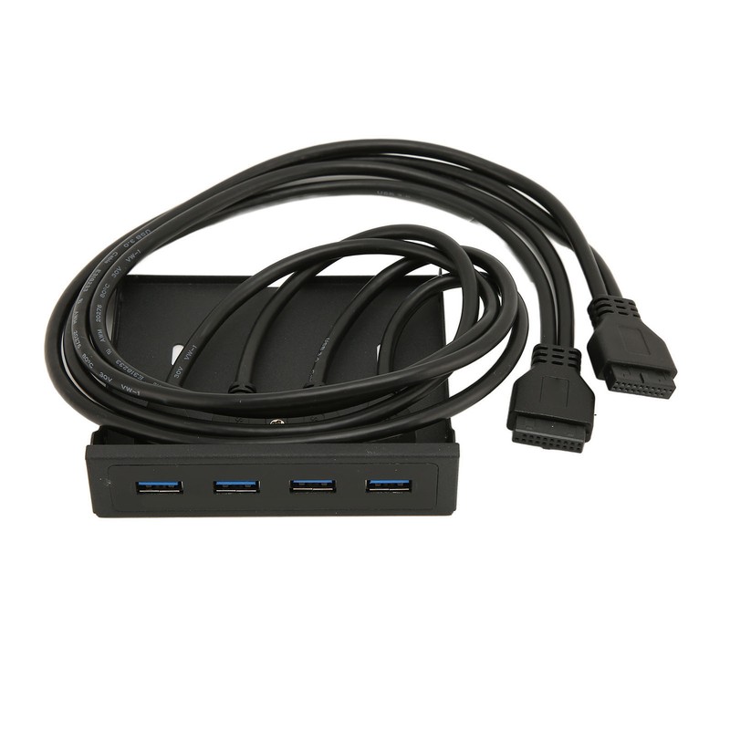 USB Front Panel 4 Ports USB 3.0 Dual 19 Pin
