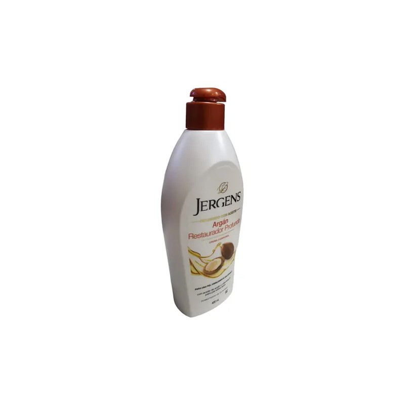Jergens Crema Corporal Restauradora Profunda con Aceite de Argán, 400ml