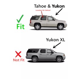 NAGD Fits 2007-2014 CHEVY TAHOE & GMC YUKON Passenger Right Rear Door Window Glass