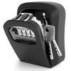 DIYGEEK Key Safe with Code, Outdoor Key Safe with Number