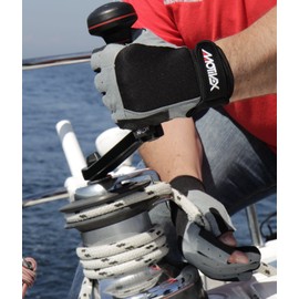 Sailing gloves back side Neoprene 2 short fingers Size XXXL