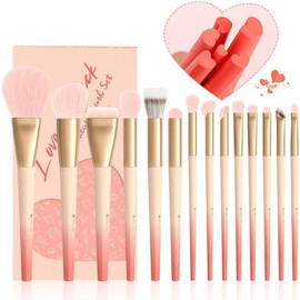 DUcare 14-piece make-up brush set, cosmetic brush, make-up brush set with gift box, perfect Valentine's Day/Mother's Day/Birthday gift