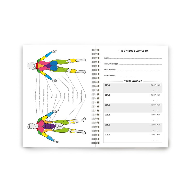 The Gym Log - The perfect logbook to record your