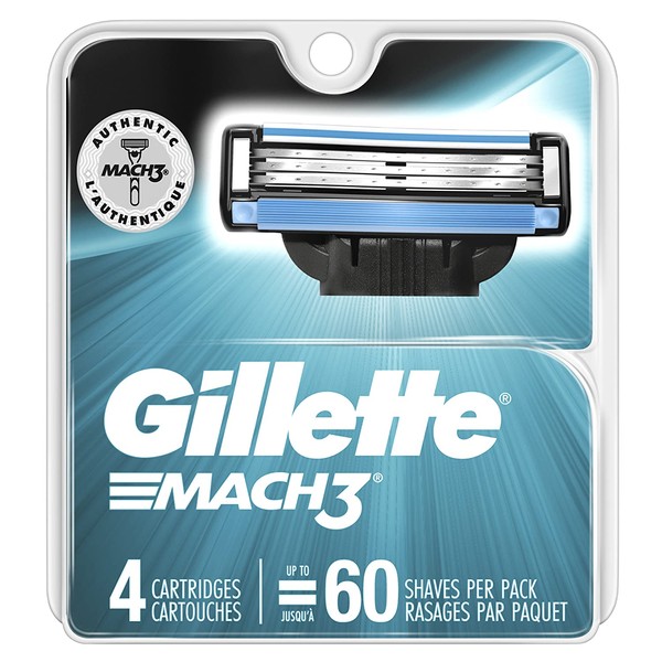 Gillette Mach3 Men's Razor Blade Refills, Count, Basic
