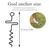 12.2 Inch Spiral Ground Anchors Fits for Tent,Swings,Sheds,Trampolines-Gound Anchors Screw