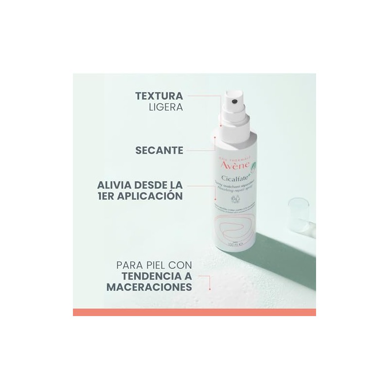 AVENE, Cicalfate+ Spray Secante Reparador, Para Piel Sensible, 100ml |