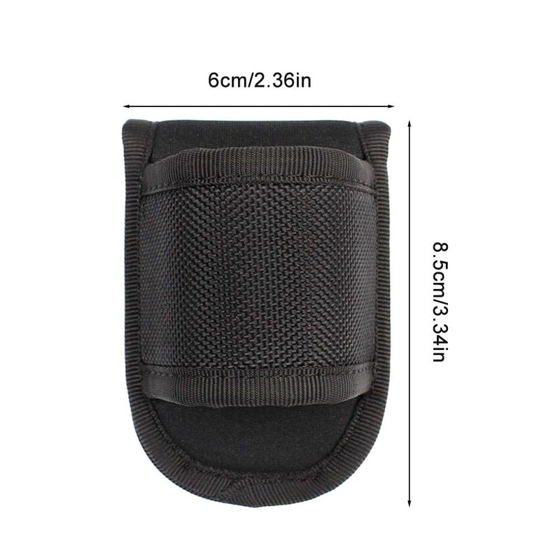 DONGKER Flashlight Holder, Compact Lamp Holder, Open Flashlight Bag for