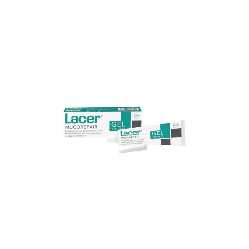 Lacer, Mucorepair Gel Oral Cicatrizante y Protector de la Mucosa,