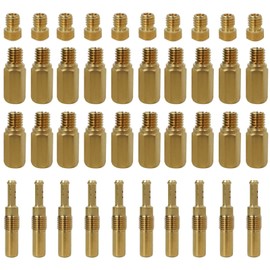 2025 Upgrade 40 Pack Carburetor Main Jet Slow Pilot Jet Kit for PWK OKO CVK Crab, Replace for SCL-2018090002-ZH-T-01/02 SCL-2018090001/03-ZH-T-01