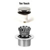 PF WaterWorks Toe Touch (Foot Actuated) Bath Tub Drain Assembly