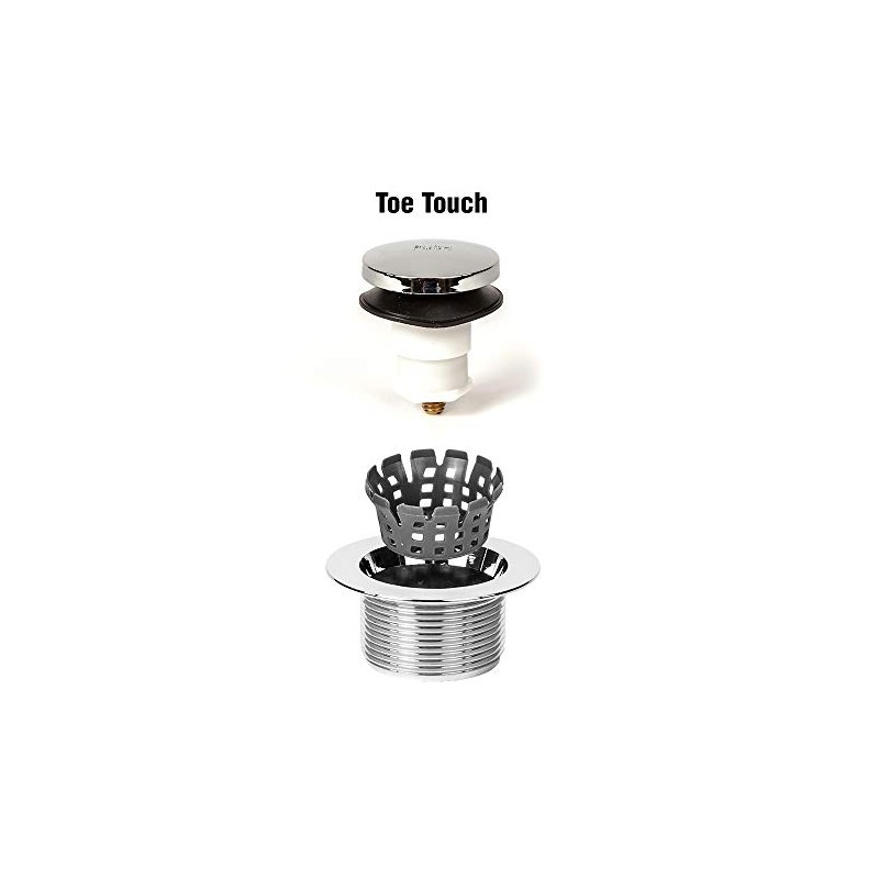 PF WaterWorks Toe Touch (Foot Actuated) Bath Tub Drain Assembly