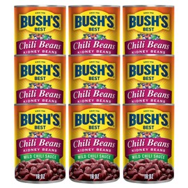 Bush Best Chili Bean Md Kidney, 16 Ounce (Pack of 9)