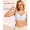 DOCUMO Bra for Women Wireless Bra Push Up Bra No