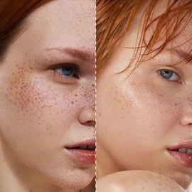 SELESTIA BEAUTY Highlighter Makeup Powder Divine V - Highlighter Powder for Radiant Glow - Face Highlighter for All Skin Tones