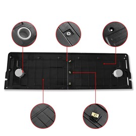 Gobison Multi-Purpose Tailgate Mat for Tacoma 16-23 Surface with Ruler/Cup Holder Flush with Cargo Compartment