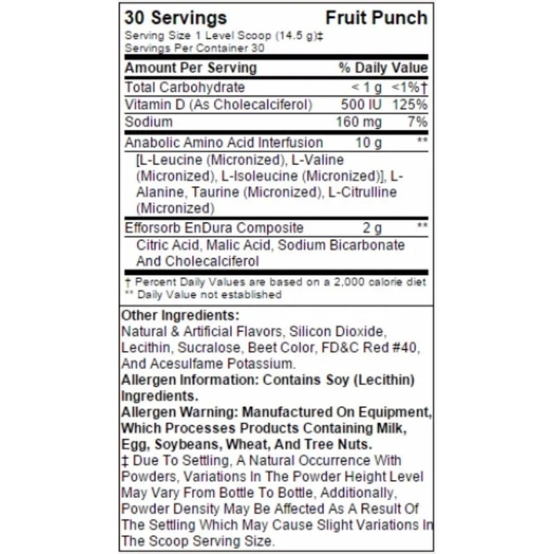 Bsn Aminox Aminoácidos 30 Servicios Ponche De Frutas