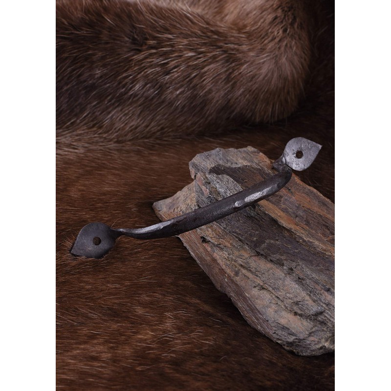 Battle-Merchant Forged Handle Fitting Chest Handle Hand-Forged Steel - Wrought