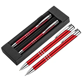 Paul Clover Luxury Pen & Pencil Gift Set – For Anniversary, Birthday, Christmas & Work – Presented in Classic Black Gift Box